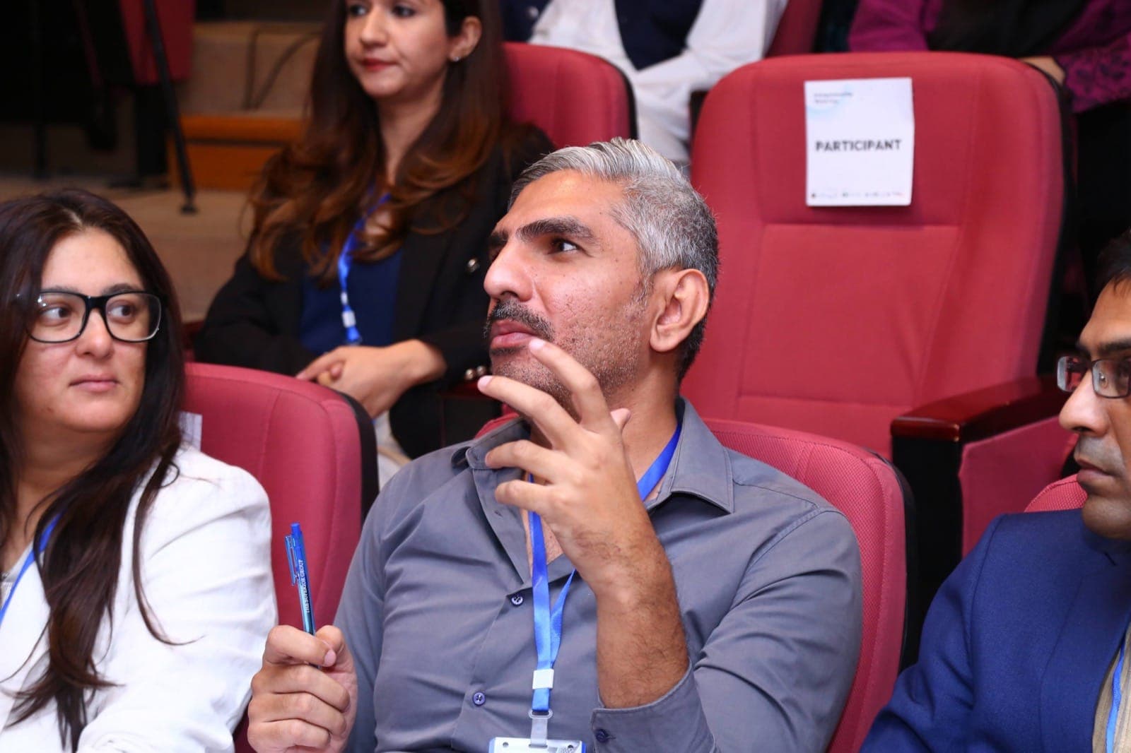 The judging panel at the Entrepreneurship World Cup Pakistan National Finals